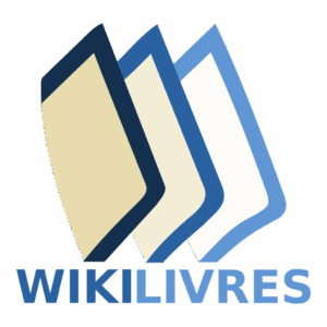 Logo de Wikilivres, composé de trois pages de livres allant du bleu foncé vers le bleu plus clair.